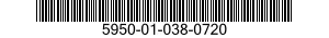 5950-01-038-0720 TRANSFORMER,POWER 5950010380720 010380720