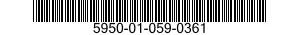 5950-01-059-0361  5950010590361 010590361