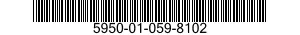 5950-01-059-8102 COIL ASSEMBLY,ELECTRICAL 5950010598102 010598102