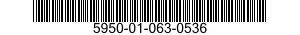 5950-01-063-0536 TRANSFORMER,AUDIO FREQUENCY 5950010630536 010630536