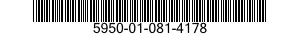 5950-01-081-4178  5950010814178 010814178