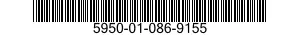 5950-01-086-9155 TRANSFORMER,RADIO FREQUENCY 5950010869155 010869155