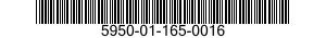 5950-01-165-0016  5950011650016 011650016