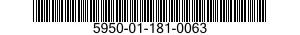 5950-01-181-0063  5950011810063 011810063