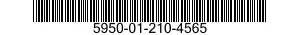 5950-01-210-4565 COIL,RADIO FREQUENCY 5950012104565 012104565