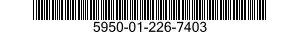 5950-01-226-7403 TRANSFORMER,RADIO FREQUENCY 5950012267403 012267403