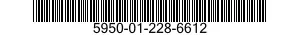 5950-01-228-6612 TRANSFORMER,RADIO FREQUENCY 5950012286612 012286612