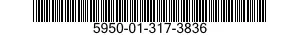 5950-01-317-3836 TRANSFORMER,CURRENT 5950013173836 013173836