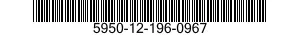 5950-12-196-0967 COIL ASSEMBLY,RADIO FREQUENCY 5950121960967 121960967