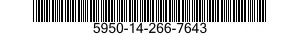 5950-14-266-7643  5950142667643 142667643