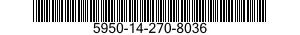 5950-14-270-8036  5950142708036 142708036