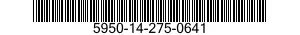 5950-14-275-0641  5950142750641 142750641