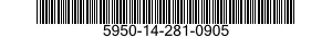 5950-14-281-0905  5950142810905 142810905