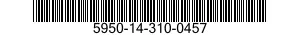 5950-14-310-0457  5950143100457 143100457