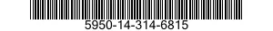 5950-14-314-6815  5950143146815 143146815