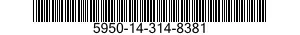5950-14-314-8381 TRANSFORMER,POWER 5950143148381 143148381