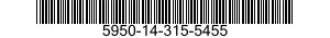 5950-14-315-5455  5950143155455 143155455