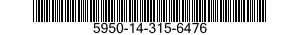 5950-14-315-6476  5950143156476 143156476