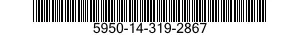 5950-14-319-2867 TRANSFORMER,RADIO FREQUENCY 5950143192867 143192867