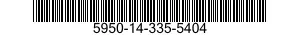 5950-14-335-5404 COIL,RADIO FREQUENCY 5950143355404 143355404