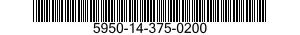 5950-14-375-0200 TRANSFORMER,POWER 5950143750200 143750200