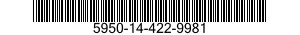 5950-14-422-9981 TRANSFORMER,RADIO FREQUENCY 5950144229981 144229981
