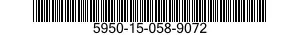 5950-15-058-9072 TRANSFORMER,CURRENT 5950150589072 150589072