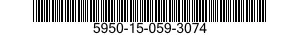 5950-15-059-3074 COIL,RADIO FREQUENCY 5950150593074 150593074