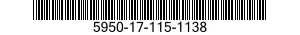 5950-17-115-1138 COIL,RADIO FREQUENCY 5950171151138 171151138