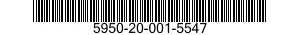 5950-20-001-5547 COIL,RADIO FREQUENCY 5950200015547 200015547
