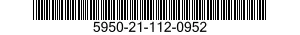 5950-21-112-0952 COIL,RADIO FREQUENCY 5950211120952 211120952