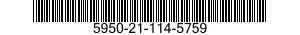 5950-21-114-5759  5950211145759 211145759
