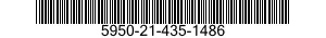 5950-21-435-1486 COIL,RADIO FREQUENCY 5950214351486 214351486