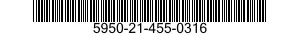 5950-21-455-0316  5950214550316 214550316