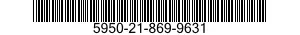 5950-21-869-9631 TRANSFORMER,RADIO FREQUENCY 5950218699631 218699631