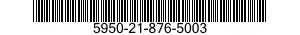 5950-21-876-5003 TRANSFORMER,RADIO FREQUENCY 5950218765003 218765003