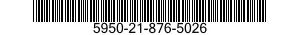 5950-21-876-5026 COIL,RADIO FREQUENCY 5950218765026 218765026