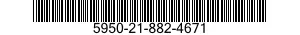 5950-21-882-4671 TRANSFORMER,RADIO FREQUENCY 5950218824671 218824671