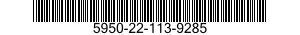 5950-22-113-9285 COIL,RADIO FREQUENCY 5950221139285 221139285