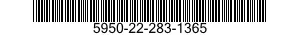 5950-22-283-1365  5950222831365 222831365