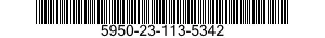 5950-23-113-5342 TRANSF.220V/2X9V05A 5950231135342 231135342