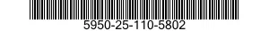 5950-25-110-5802  5950251105802 251105802