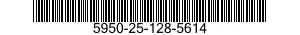 5950-25-128-5614 TRANSFORMER,AUDIO FREQUENCY 5950251285614 251285614