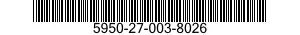 5950-27-003-8026 COIL,RADIO FREQUENCY 5950270038026 270038026
