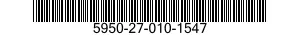 5950-27-010-1547 COIL,ELECTRICAL 5950270101547 270101547