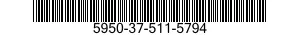 5950-37-511-5794 CORE,ELECTROMAGNETIC COMPONENT 5950375115794 375115794