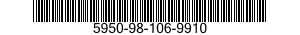 5950-98-106-9910  5950981069910 981069910