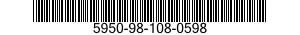 5950-98-108-0598 TRANSFORMER,POWER 5950981080598 981080598