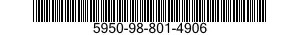 5950-98-801-4906 COIL,RADIO FREQUENCY 5950988014906 988014906