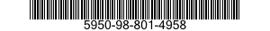 5950-98-801-4958 COIL,RADIO FREQUENCY 5950988014958 988014958